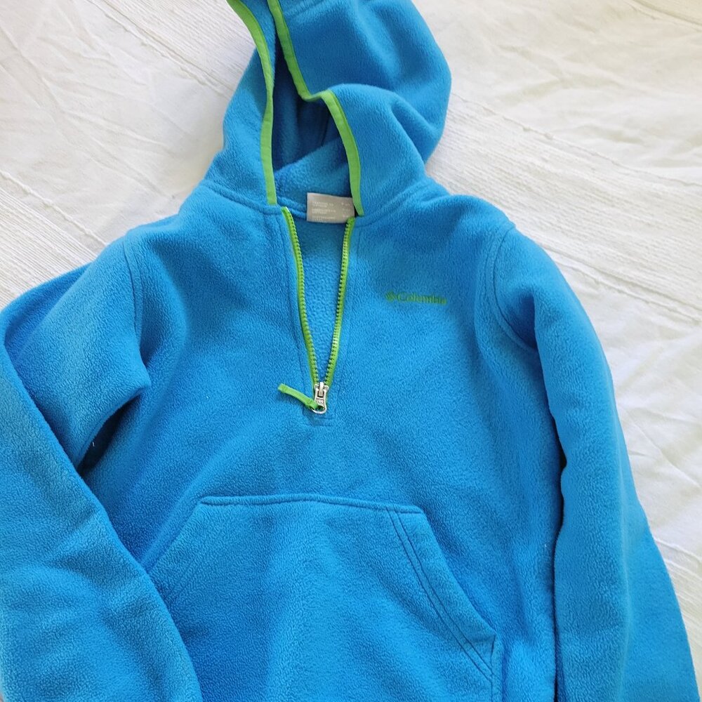 Columbia hooded fleece 1/4 zip kids size 8/S
